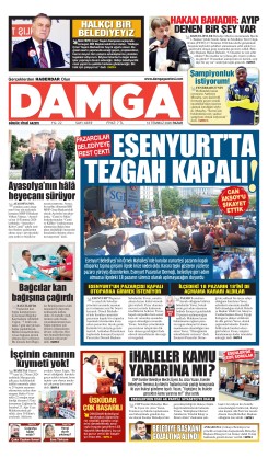 DAMGA 12 Temmuz Pazar Sayfaları