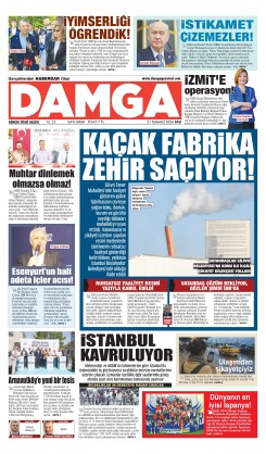 DAMGA 21 Temmuz Salı Sayfaları