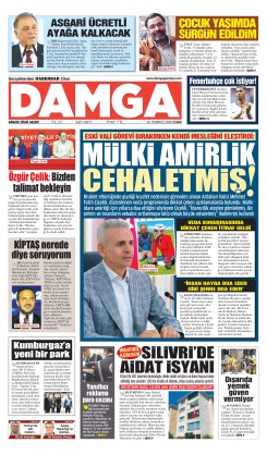 DAMGA 24 Temmuz Cuma Sayfaları