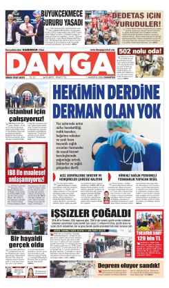 DAMGA 1 Ağustos Cumartesi Sayfaları