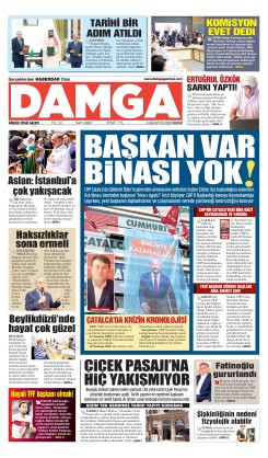 DAMGA 9 Ağustos Pazar Sayfaları