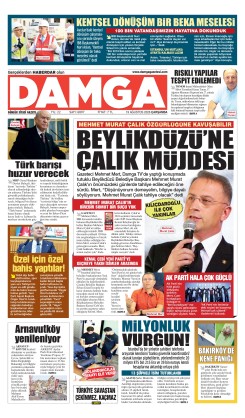 DAMGA 19 Ağustos Çarşamba Sayfaları