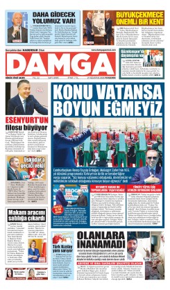 DAMGA 27 Ağustos Perşembe Sayfaları