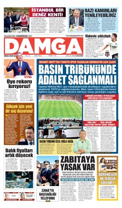 DAMGA 2 Eylül Çarşamba Sayfaları