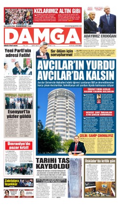 DAMGA 8 Eylül Salı Sayfaları