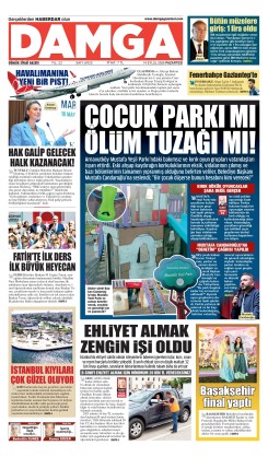 DAMGA 14 Eylül Pazartesi Sayfaları
