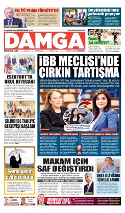 DAMGA 16 Eylül Çarşamba Sayfaları
