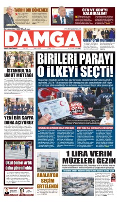 DAMGA 22 Eylül Salı Sayfaları