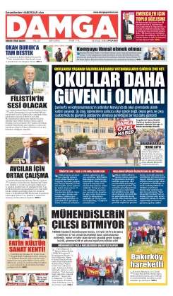 DAMGA 23 Eylül Çarşamba Sayfaları