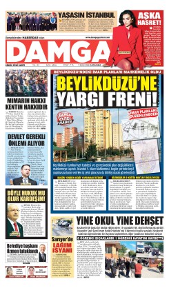 DAMGA 7 Ekim Çarşamba Sayfaları