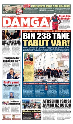 DAMGA 9 Ekim Cuma Sayfaları