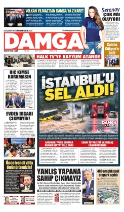 DAMGA 15 Ekim Perşembe Sayfaları