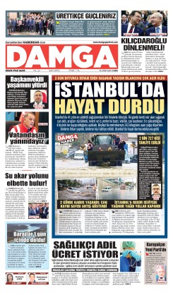 DAMGA 16 Ekim Cuma Sayfaları