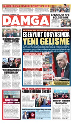 DAMGA 18 Ekim Pazar Sayfaları