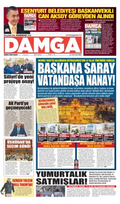 DAMGA 20 Ekim Salı Sayfaları