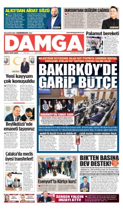 DAMGA 23 Ekim Cuma Sayfaları