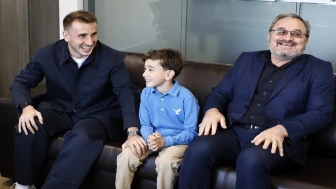 Minik Aras'a Kerem'le havalı kutlama