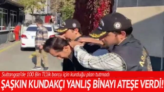 Doğalgaz sayacını ateşe verdi