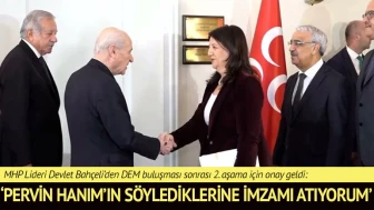MHP Genel Başkanı Devlet Bahçeli  bugün DEM heyeti ile bir araya geldi