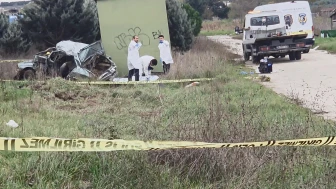 Büyükçekmece'de feci kaza! 2 kişi hayatını kaybetti!