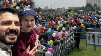 Balonlar Ali Asaf için uçtu!