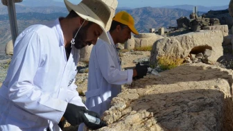 Nemrut Tümülüsü bütünlüğüne kavuştu