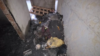 İnşaattan yanmış ceset çıktı!