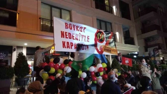 Üsküdar'da hamburgeci protestosu