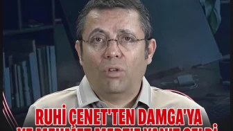 Ruhi Çenet'ten Damga'ya ve Mehmet Mert'e yanıt!