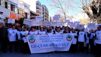 Emekli her gün eylemde!