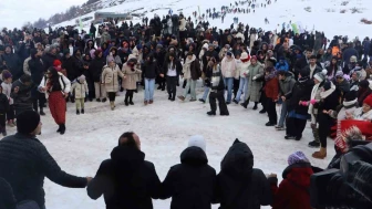 Ordu’da bin 700 rakımda kar festivali renkli görüntülere sahne oldu
