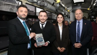 Halk otobüsü kaptanı Zafer Tellioğlu'na teşekkür