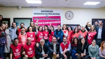 Eğitim-Sen emekçisi iş bıraktı