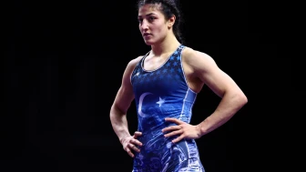 Milli güreşçi Elvira Süleyman Kamaloğlu, Avrupa ikincisi oldu