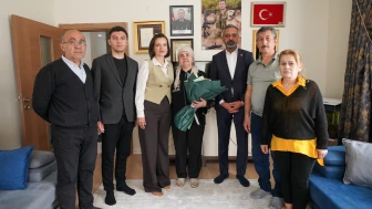 Şehit annelerini unutmadılar
