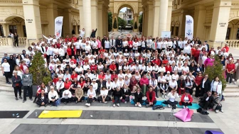 Büyükçekmece pilates yaptı