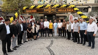 Açılış değil miting: Karacalı Restoran’ın açılışında izdiham yaşandı