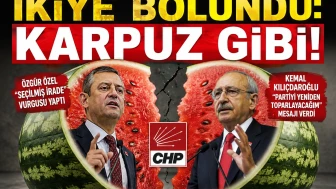 CHP ikiye bölündü