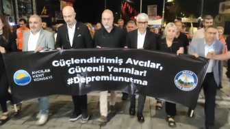 Avcılar 17 Ağustos'u andı