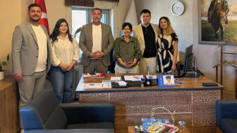 Murat Yıldız, Silivri Belediye Başkan Yardımcısı Ender Unutan Ersözlü'ye hayırlı olsun ziyareti