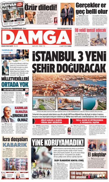 DAMGA 6 Mart Cuma Sayfaları