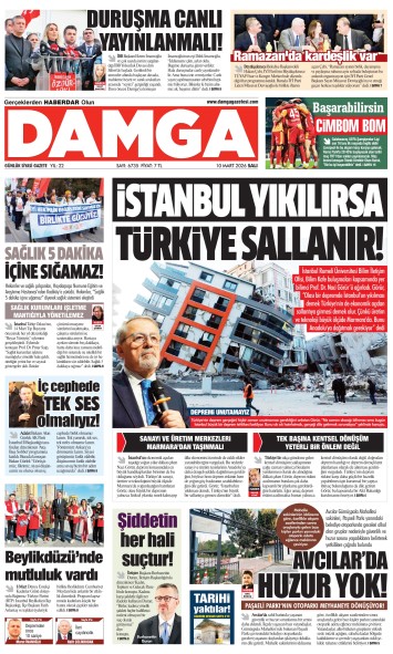 DAMGA 10 Mart Salı Sayfaları