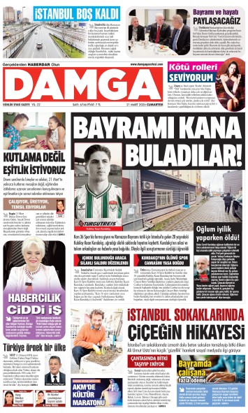 DAMGA 21 Mart Cumartesi Sayfaları