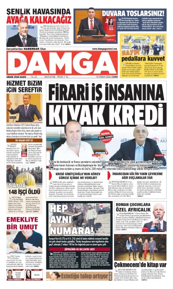 DAMGA 10 Nisan Cuma Sayfaları