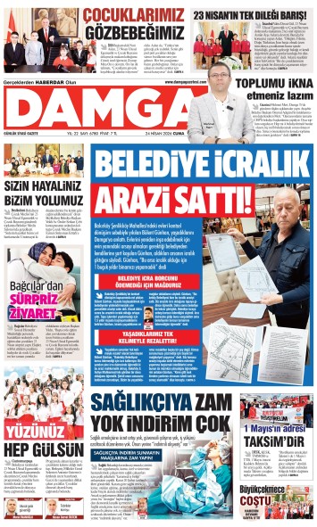 DAMGA 24 Nisan Cuma Sayfaları