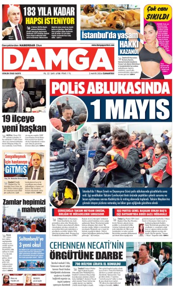 DAMGA 2 Mayıs Cumartesi Sayfaları