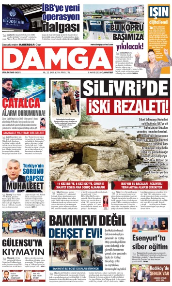 DAMGA 9 Mayıs Cumartesi Sayfaları