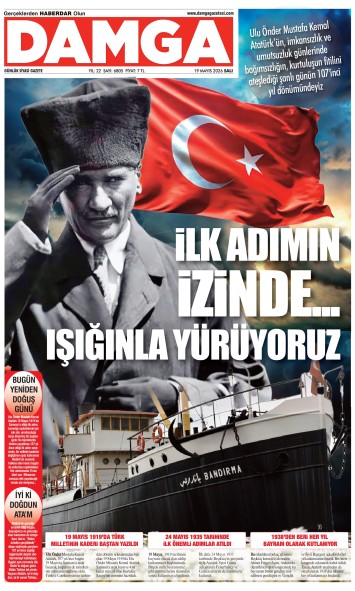 DAMGA 19 Mayıs Salı Sayfaları