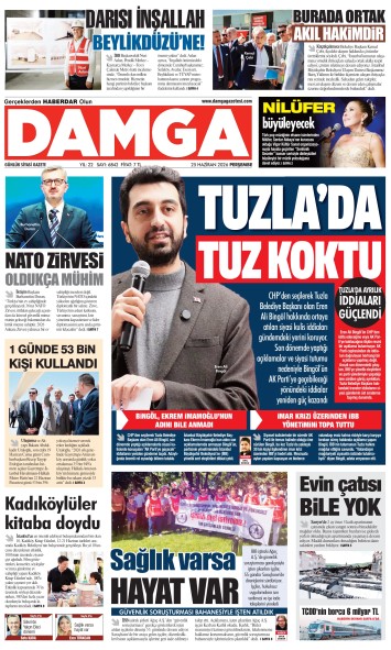 DAMGA 25 Haziran Perşembe Sayfaları