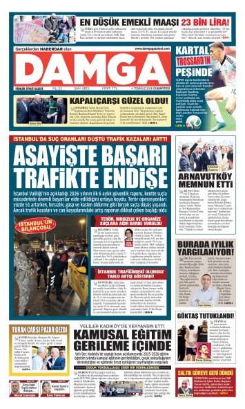 DAMGA 4 Temmuz Cumartesi Sayfaları